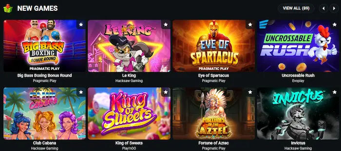 Toxi Casino games